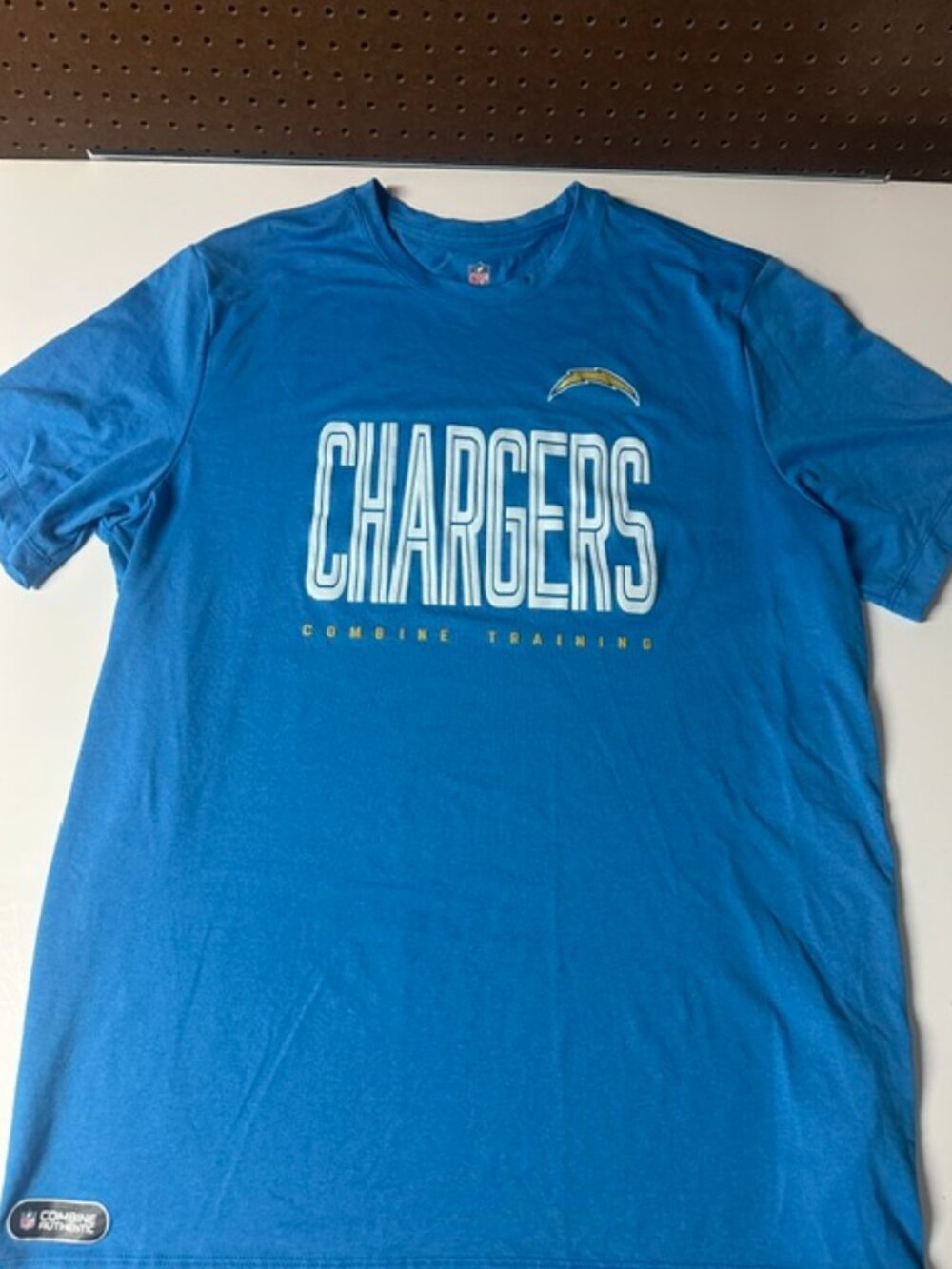 San Diego CHARGERS Combine NFL Team Training SS T-Shirt Size Medium
